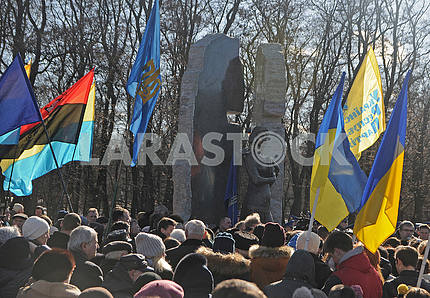 The opening of the monument to Elena Telige