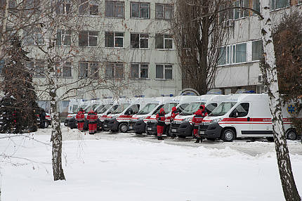 New ambulances for residents of Kiev