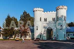 Entry tower of the palace and park complex Lopukhins-Demidov in Korsun