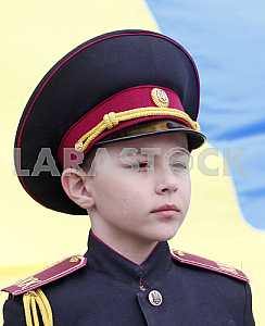 Parade of military lyceums in Kiev