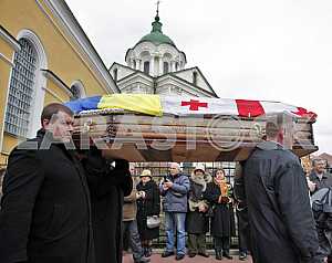 Похороны Георгия Гонгадзе в Киеве.