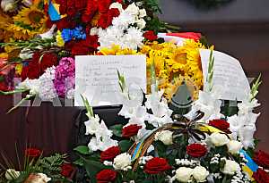Farewell ceremony with Pavel Sheremet