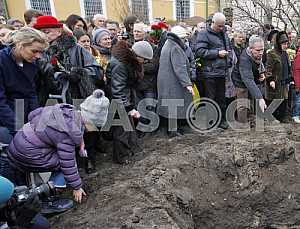 Похороны Георгия Гонгадзе в Киеве.