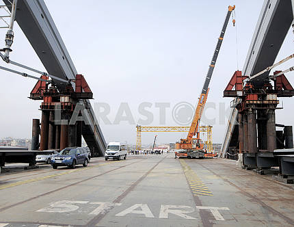 Construction of the Podolsk-Resurrection Bridge