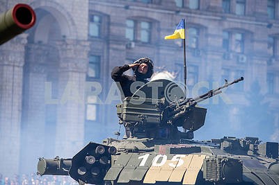 Tanks on the parade