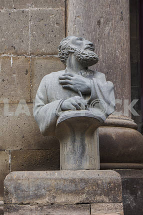 Bust monk. Echmiadzin Cathedral.