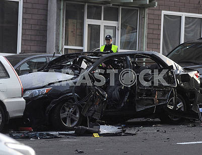 Взрыв машины на Бессарабке