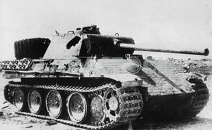 German middle tank Panther