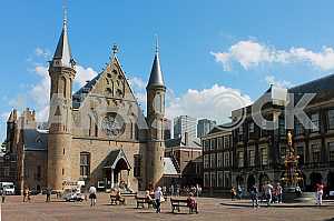 Ridderzaal - Gothic castle in The Hague included in the complex Binnenhof
