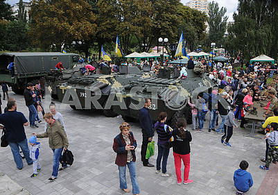Exhibition of military equipment