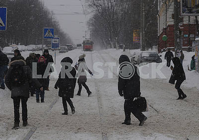 Snow in Kiev