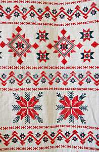 The exhibition Masterpieces of Ukrainian folk embroidery in Kiev