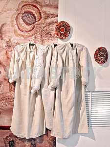 The exhibition Masterpieces of Ukrainian folk embroidery in Kiev