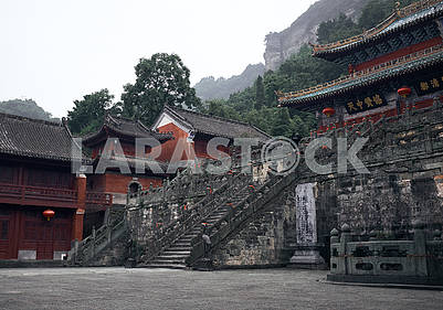 Ancient wushu temple on top of  Wudangshan mountain