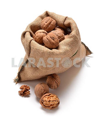 Walnuts and a bag