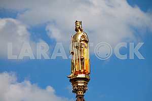 The gilded figure of Count William II of Holland II