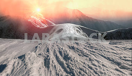 Красота горы зимой