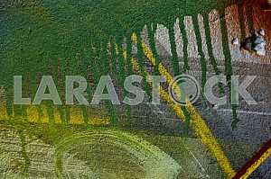 Fragment of grafiti on a concrete wall.Abstract background.
