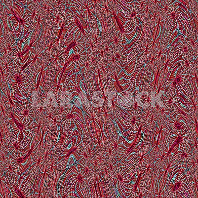 Abstract background with liquid lines in blue and red. Applicable for Covers, Placards, Posters, Flyers, Banners etc.