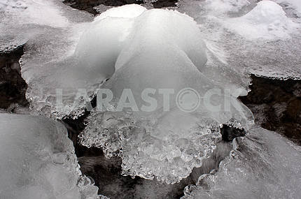 Кружева лед заморожен