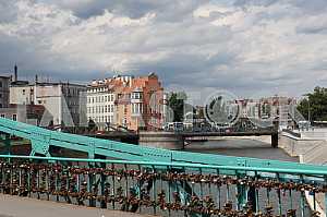 Tumski Bridge Wroclaw, Poland