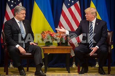 Petro Poroshenko, Donald Trump