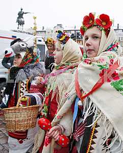 The Christmas celebrations in Kiev.