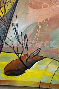 Fragment of grafiti on a concrete wall.Abstract background.