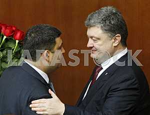 Petro Poroshenko and Volodymyr Groysman