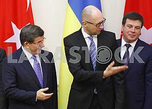 Prime Minister of Turkey Ahmet Davutoglu in Kiev