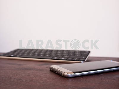 Smartphone and Keyboard