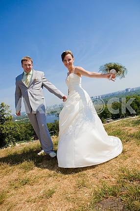 Groom and bride