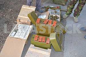 Схрон боеприпасов сепаратистов