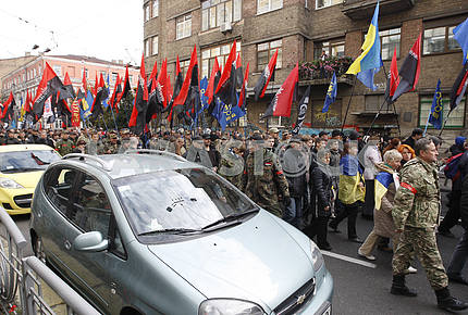 Украинцы празднуют 73-ю годовщину Украинской повстанческой армии УПА