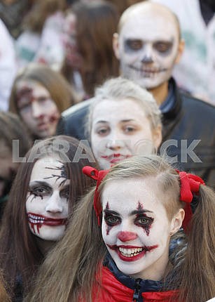Zombie Parade In Kiev