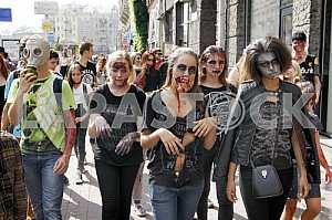 Zombie Walk in Kiev