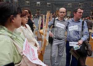 Rally of migrants from the Cabinet of Ministers of Ukraine