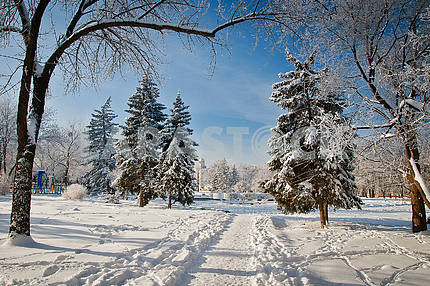 Winter in Kramatorsk