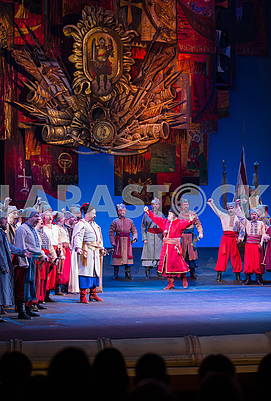 Scene from the opera Taras Bulba
