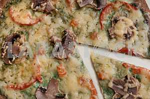 PIZZA DIETARY WITH MUSHROOMS