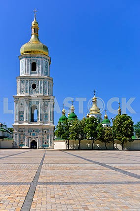 Собор Святой Софии построен в XI веке в центре Киева по приказу Ярослава Мудрого.