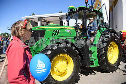 Tractor at the exhibition