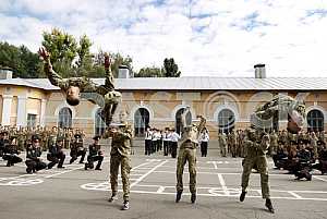 Celebration of the Day of Knowledge in the Kiev military lyceum