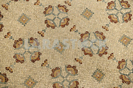 Mosaic with a color pattern