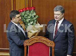 Petro Poroshenko and Volodymyr Groysman