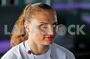 Press conference of the most strong woman of the world Olga Lyaschuk