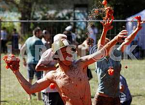 Festival Tomatina 2016 in Kiev