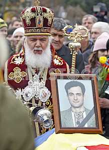 Похороны Георгия Гонгадзе в Киеве.