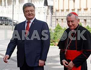 Petro Poroshenko and Pietro Parolin