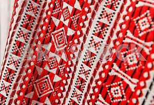 The exhibition Masterpieces of Ukrainian folk embroidery in Kiev